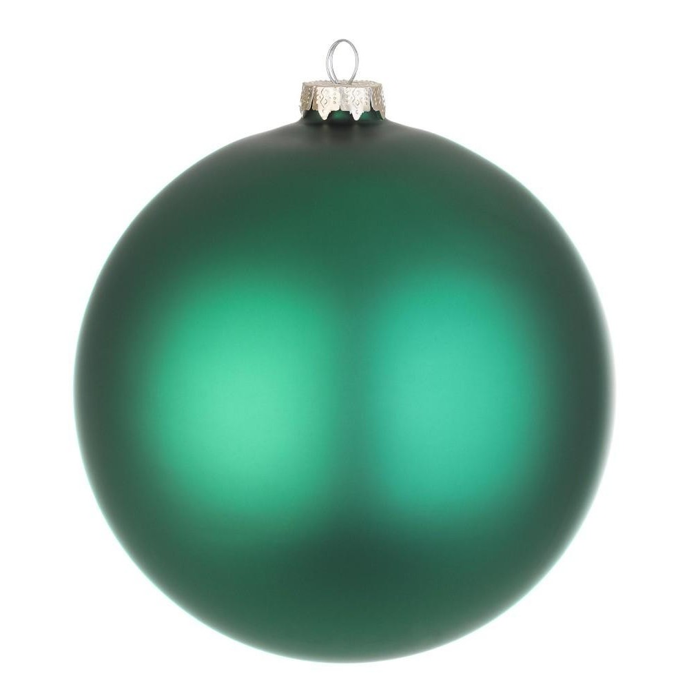 SFERA VETRO VERDE SMERALDO OPACO D.150